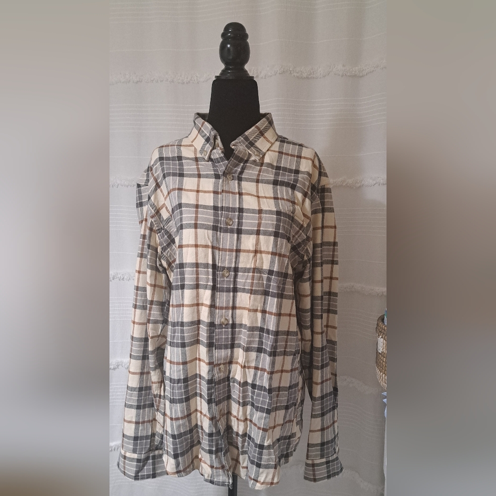 Eddie Bauer Flannel Plaid Size M